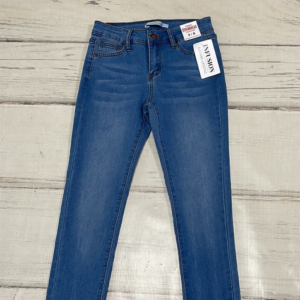 Premium Denimwear Collection NWT Jeans Wash Skinny Blue Denim 3 Small S - Picture 4 of 11
